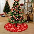 thumbnail image 5 of LSLJS Christmas Tree Skirt 35.4" Xmas Tree Bottom Decor Velvet Merry Christmas Tree Skirt for Party Party Holiday Indoor, Christmas Decorations, 5 of 6