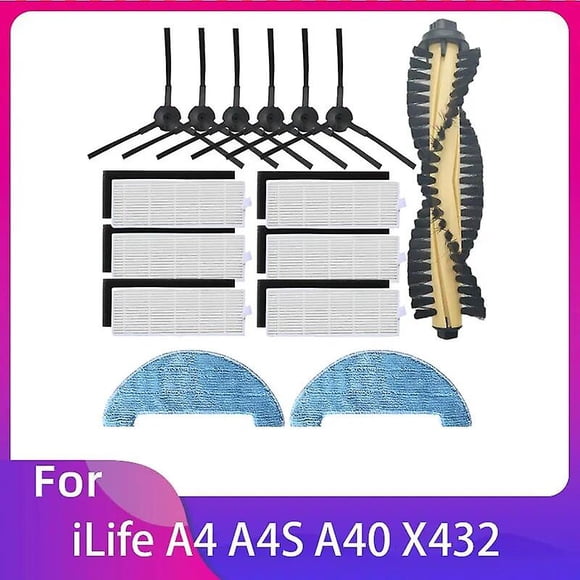 For Chuwi ILIFE A4 A4S A40 Polaris PVCR 0726 0826 0926 0726W 0833 Amibot Spirit ICE H2O Gutrend Style 220 Main Side Brush Filter~1069