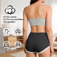 thumbnail image 4 of Loritta Secret 5-Pack High Waist Seamless Panties , Soft Breathable Full Coverage Womens Underwear S-2XL, 4 of 6