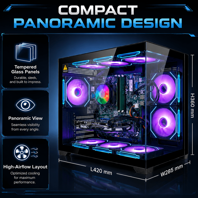 【激安ゲーミングPCフルセット】i7 8700 RTX2060 Office Prebuilt Gaming PC ,Intel i7-8700,GeForce RTX 2060 6GB,16GB RAM