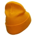 thumbnail image 3 of Shark Jump Embroidered 12 Inch Long Knitted Beanie - Yellow OSFM, 3 of 5