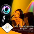 thumbnail image 2 of Sunset Lamp | Sunset Projection Lamp | Rotation Sunset Projector LED Lamp, TIK Tok Adjustable Romantic Visual Sunset Projection Lamp USB Port, Photography/Selfie/Home/Living Room/Bedroom Decor, 2 of 7