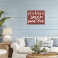 thumbnail image 2 of Life Is Better In Warm Weather Canvas Wall Art, design by Lettered and Lined, 2 of 8