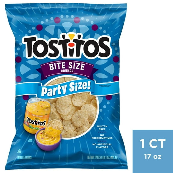 Tostitos Bite Size Tortilla Chips Party Size - 17oz