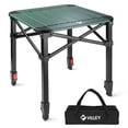 thumbnail image 1 of VILLEY Mesa Cuadrada Plegable para Acampar con Bolsa de Transporte, Mesa Cuadrada Ajustable de Aluminio Liviano para Exteriores, Camping, Picnic, Patios Traseros, Barbacoa (S), 1 of 5