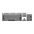 thumbnail image 1 of 1 Pc Keyboard Cover for Dell KB216 Wired Keyboard in Black, 1 of 8