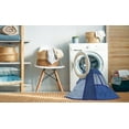 thumbnail image 2 of Ahgly Company Machine Washable Indoor Round Transitional Blueberry Blue Area Rugs, 4' Round, 2 of 7