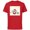 Red, variant on Star Wars Grogu Santa Costume with Holiday Christmas Cookies - Short Sleeve Cotton T-Shirt for Adults - Customized-Black