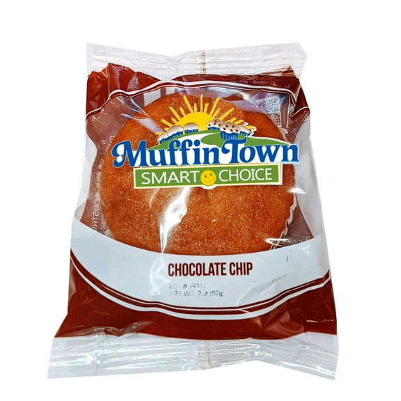 Smart Choice Whole Grain Chocolate Chip Muffins, 2 Ounce -- 96 per case.