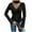 Black, variant on Patlollav Winter Womens Tops Zipper Long Sleeve Solid Color Sweater