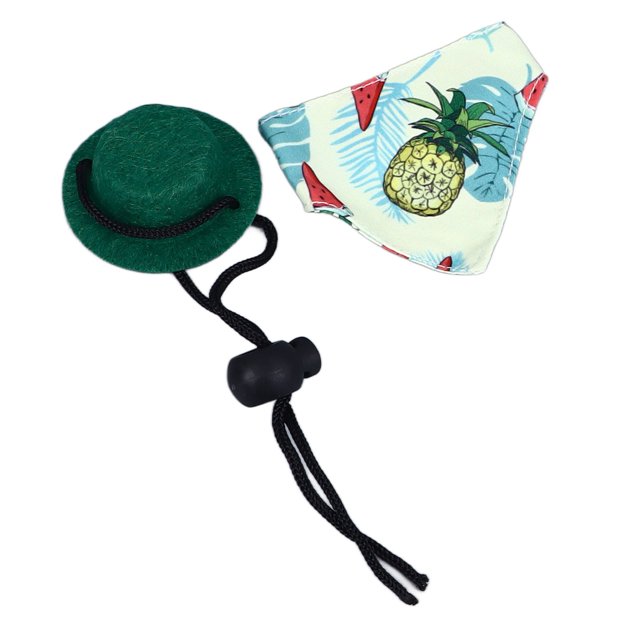 Suave y Cómodo Juego de Bandana con Sombrero de Dragón Barbudo para Lagartos Hámsteres y Animales Pequeños Disfraz Lindo y Elegante para Halloween y Fiestas ANGGREK Otros