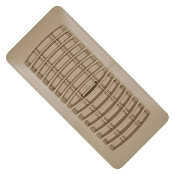 2-1/4" x 12" Taupe Poly Floor Register