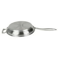 thumbnail image 3 of Browne 5724052 12 1/2" Stainless Steel Frying Pan w/ Solid Metal Handle, 3 of 5