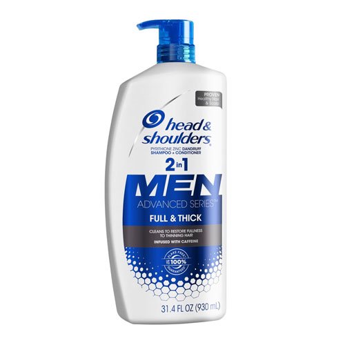 Head and Shoulders 2 in 1 Men Full and Thick Shampoo Plus Conditioner