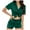 Dark Green, variant on GHSOHS Sleepwear Pajamas for Women Set Pijamas De Mujer Womens Satin Pajamas Sets Pj Sets Sleepwear Button Down Short Sleeve Shirt Loungewear 2 Piece Outfits Nightwear Pj Lounge Sets Outfits