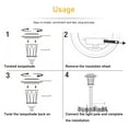 thumbnail image 4 of LSLJS 6PCS Super Bright Solar Lights Outdoor Waterproof , Dusk To Dawning Up To 12 Hrs Solar Powered Outdoor Pathways Garden Lights Auto On/Off,LED Landscapes, 4 of 9