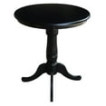 thumbnail image 2 of International Concepts 30" Round Top Pedestal Table Black/30 Dia./36" H, 2 of 4