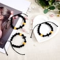 thumbnail image 2 of 12 pulseras de béisbol deportivas, pulsera de longitud ajustable, pulsera de cadena de mano, pulsera decorativa de cuentas para hombre., 2 of 7