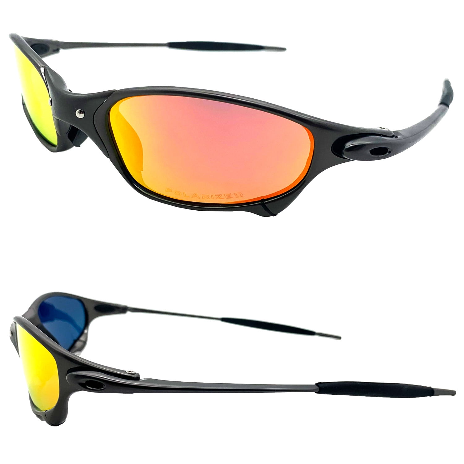 Cyclops X-Juliets Metal Frame Polarized UV400 Fire Iridium Sunglasses