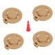 thumbnail image 5 of 4 cartuchos de combustible de butano con tapa protectora, accesorio de repuesto, piezas de alto rendimiento Caqui, 5 of 8