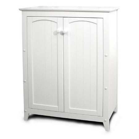 - catskill craftsmen double door kitchen cabinet, white