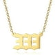 thumbnail image 1 of Collar Con Número De Ángel 111 - 999 Collar De Acero Inoxidable Collar Con Número De Oro Numerología Joyería Cateissary AP007130-01, 1 of 6