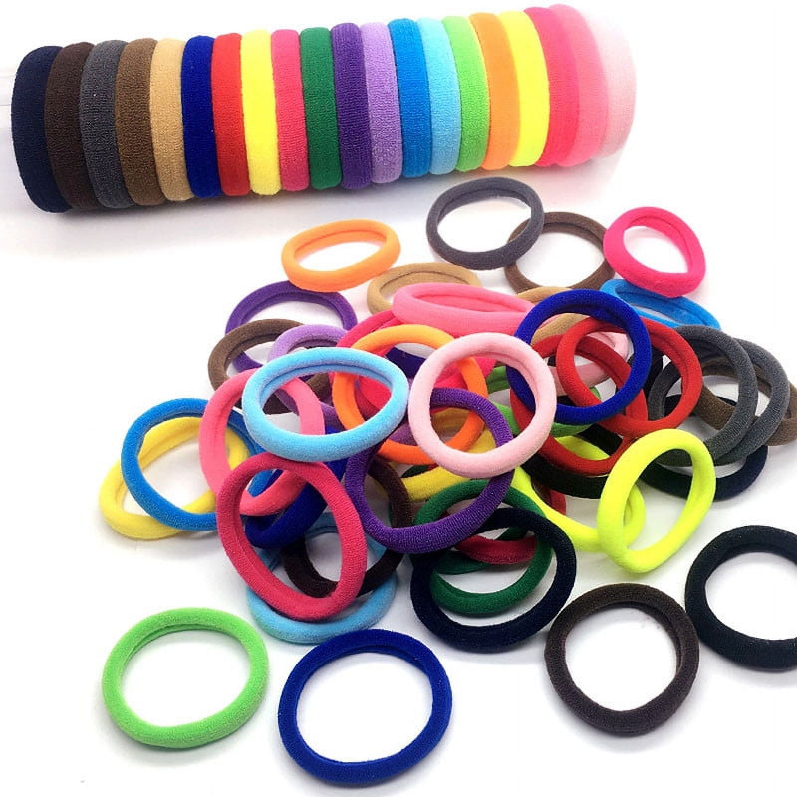 WOXINDA Small Rubber Bands for Crafts Elastic Bands for Ear Loops Cute  Girls Disposable Elastic Hair Tie Ponytail Rubber Band Children's Hair  Accessories 1000PCS 