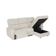 thumbnail image 2 of Fabric Power Reclining Sectional with Storage in Beige, 2 of 5