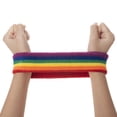thumbnail image 4 of GOGO 36 Pieces Rainbow Sports Sweatbands, 12 Headbands & 24 Wristbands, Moisture Wicking Athletic Sweatbands, 4 of 5