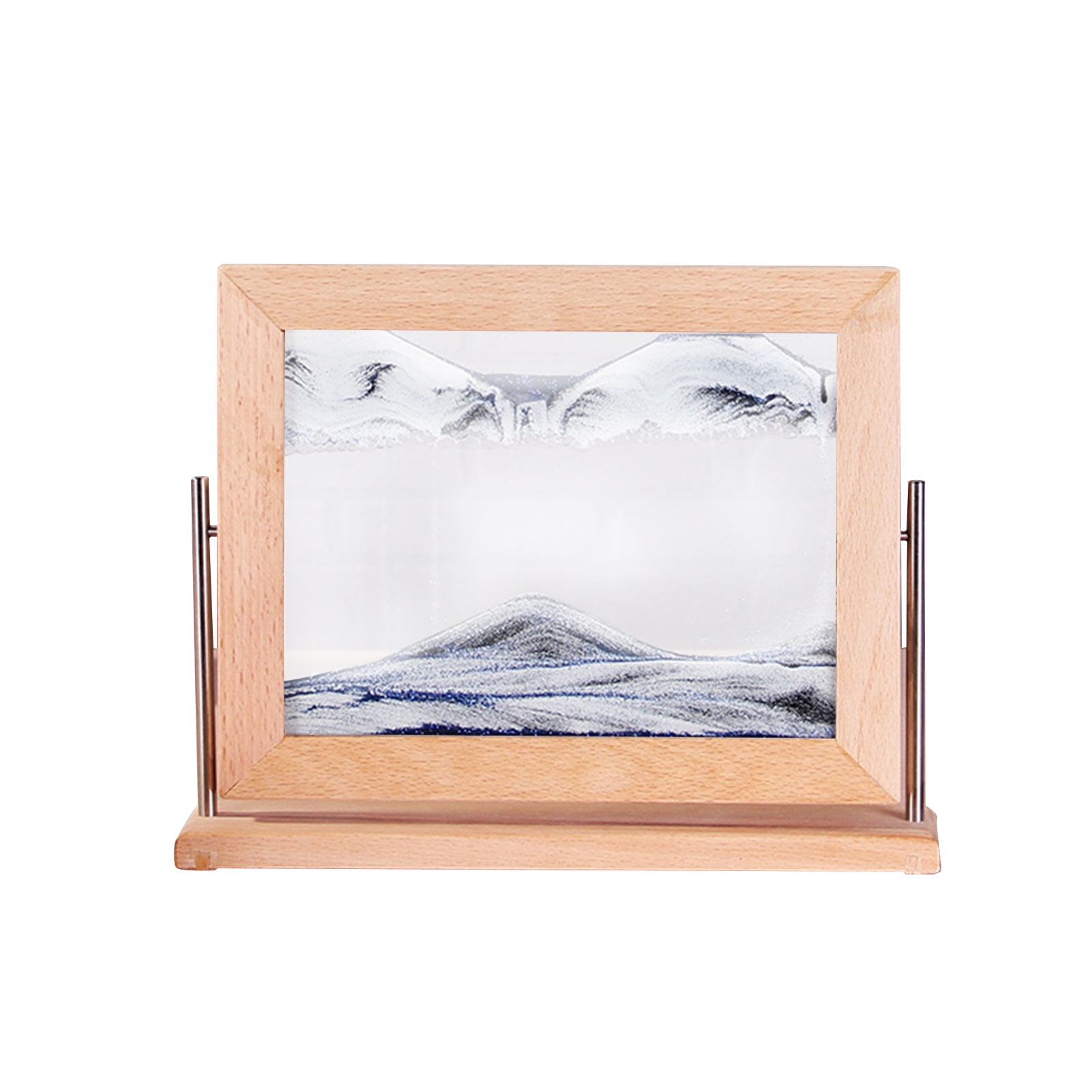 Geruite Flowing Sand Painting Wooden Frame 3d Dynamic Moving Sand
