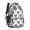 Boston Terrier and, variant on Boston Terrier and Dog Paw Print Backpack for School, Cute School Bag with Adjustable Shoulder Straps and Padded Back, 16.9"x12.6"x5.9"