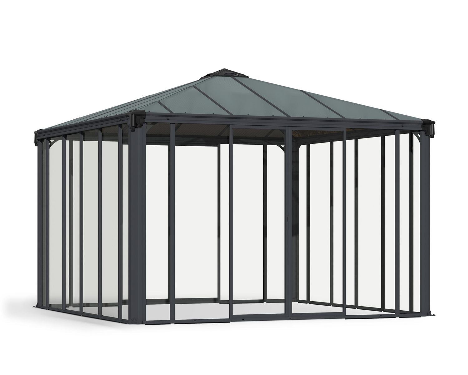 CANOPIA by PALRAM Ledro 12 ft. x 12 ft. Enclosed Garden Gazebo / Hot Tub Enclosure Solarium
