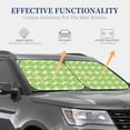 thumbnail image 5 of Yiaed Green Lemon Slices Print Car Front Windshield Sun Shade,Foldable Anti-UV Car Sunshade for Front Window for Most Vehicles-Medium, 5 of 5