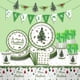thumbnail image 3 of Decoraciones para vajilla de fiesta de Navidad, juego de mesa de papel de árbol de Navidad desechable con bandera de tirón, decoraciones desechables para vajilla de fiesta de Navidad, 3 of 6