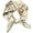 Beige Flowers, variant on Mulberry Silk Scarfs Neck Scarf 21"x21" Small Square Scarfs hair scarf bandana for Women Gift Packed