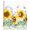 White, variant on Sunflower Wall Art Painting on Canvas, Yellow Floral Summer Botanical Canvas Art Home Prints Wall Art Framed Modern Artwork for Living Room Bedroom Wall Decor 16x16in