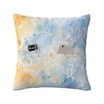 thumbnail image 2 of LNWH Abstract Watercolor Illustration Throw Pillow Covers, Square Soft Linen Decorative Pillow Cases, 20"x20", 2 of 8