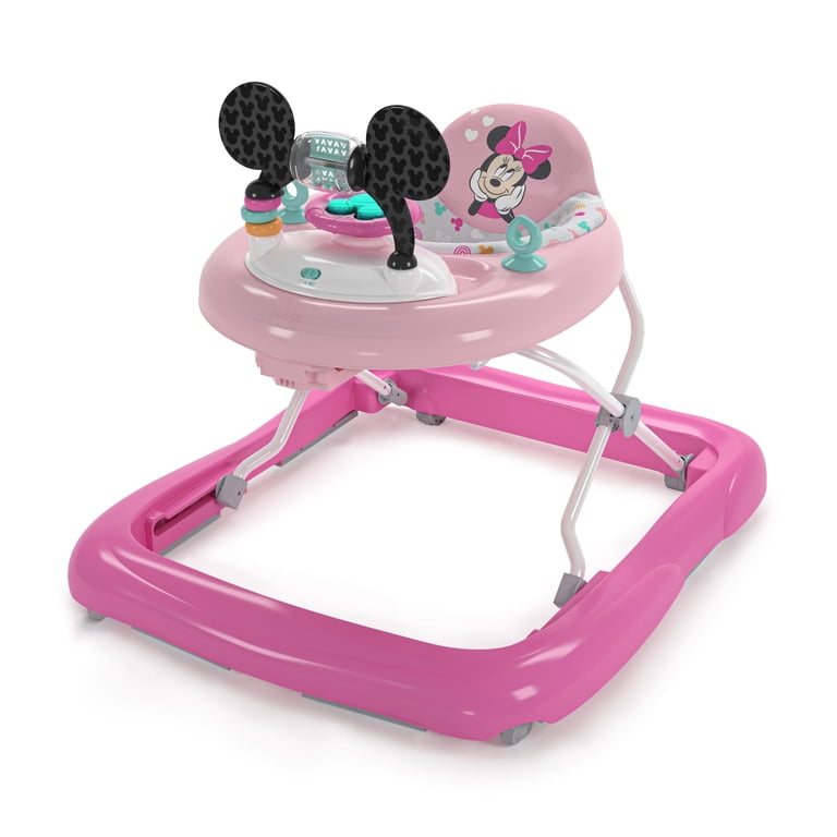 Bright Starts Disney Minnie Mouse 2-in-1 Baby Walker with Activity Station photo 1