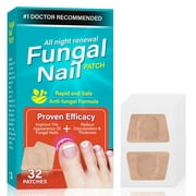Toenail Fungus Treatment, 32Pcs Nail Repair Patches, Nail Repair Treatment Extra Strength, Restores Appearance of Discolored or Damaged Nails