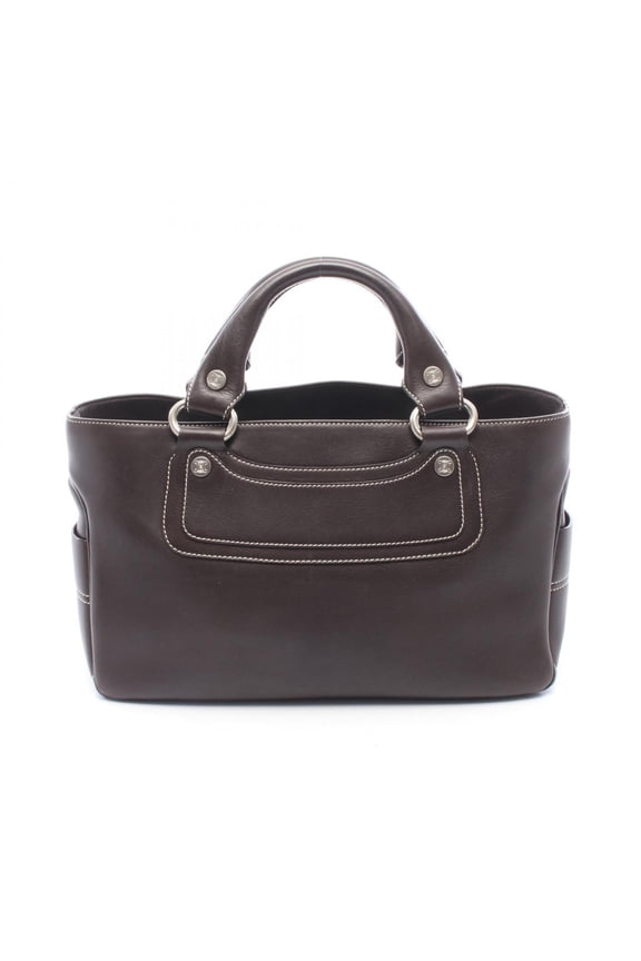 Pre-Owned Celine Boogie Bag Handbag, Leather, Women's, Brown, 134023