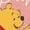 DESERT PINK, variant on Winnie the Pooh - Winnie Eating Honey - Youth Girls Fitted Short Sleeve T-Shirt