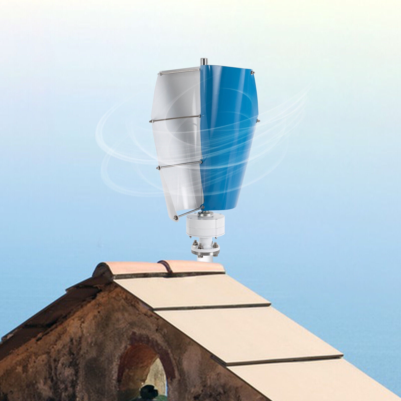 500W Vertical Axis Wind Turbine Generator 12V with Controller Home Windmill Kit for home, business