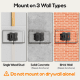 thumbnail image 6 of MountLiving RV TV Mount for 17-43 inch TV,  Wall Mount for Camper Trailer Home Boat Truck, Full Motion Unique One Step Lock,Max VESA 200*200mm, 44 lbs, 6 of 7