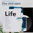 thumbnail image 3 of Musbetu Typing Stand Space Saving Tight Clamping Self-locking Button One Click Eject Anti-drop Computer Monitor Folding Folder Office Supply, 3 of 7