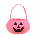 thumbnail image 2 of Halloween Pumpkin Candy Bag for Kids, Reusable Non-Woven Trick or Treat Bucket, Pumpkin Face Treat Snack Holder Basket with Handle for Halloween Party Favors, 2 of 8