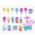 thumbnail image 2 of Kids Pretend Role Play Toys Simulation Ice-Cream Trolley Set Learning Educational Toys For Children Birthday Gift multicolor, 2 of 9