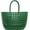 Green, variant on Woven Jelly Bag, Rubber Tote Bag Waterproof Travel Bags for Women Washable Totes Handbag for Sports Beach Pool