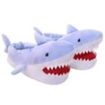 thumbnail image 2 of Hxlamzoo Winter Warm Cotton Slippers with Cute Shark Plush Design - Unisex Couple Indoor Home Slippers, Thermal Lined Thick Sole Non-Slip House Shoes for Women & Men (36-42), 2 of 7