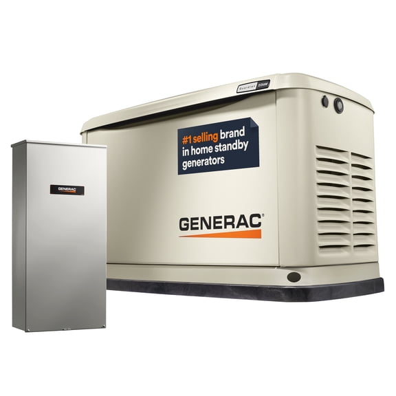 Generac 7172 - Guardian 10kW Home Backup Generator with 16-circuit Transfer Switch, WiFi-Enabled