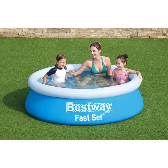 Hours of Fun With Your Kids Family FiNeWaY Easy Prompt Fast Set Family Swimming Paddling Pool Garden Outdoor 6ft x 20 